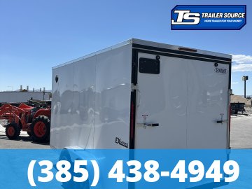 7x14 Cargo Express EX Series DLX Enclosed Cargo Trailer - 7'0" Interior - 7K GVWR - 16" Cross Member Upgrade, Barlock on Door, Spare Tire