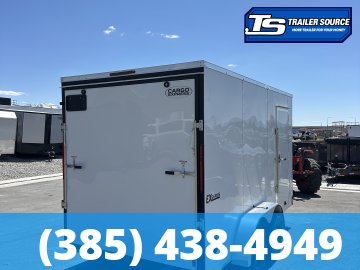 7x14 Cargo Express EX Series DLX Enclosed Cargo Trailer - 7'0" Interior - 7K GVWR - 16" Cross Member Upgrade, Barlock on Door, Spare Tire