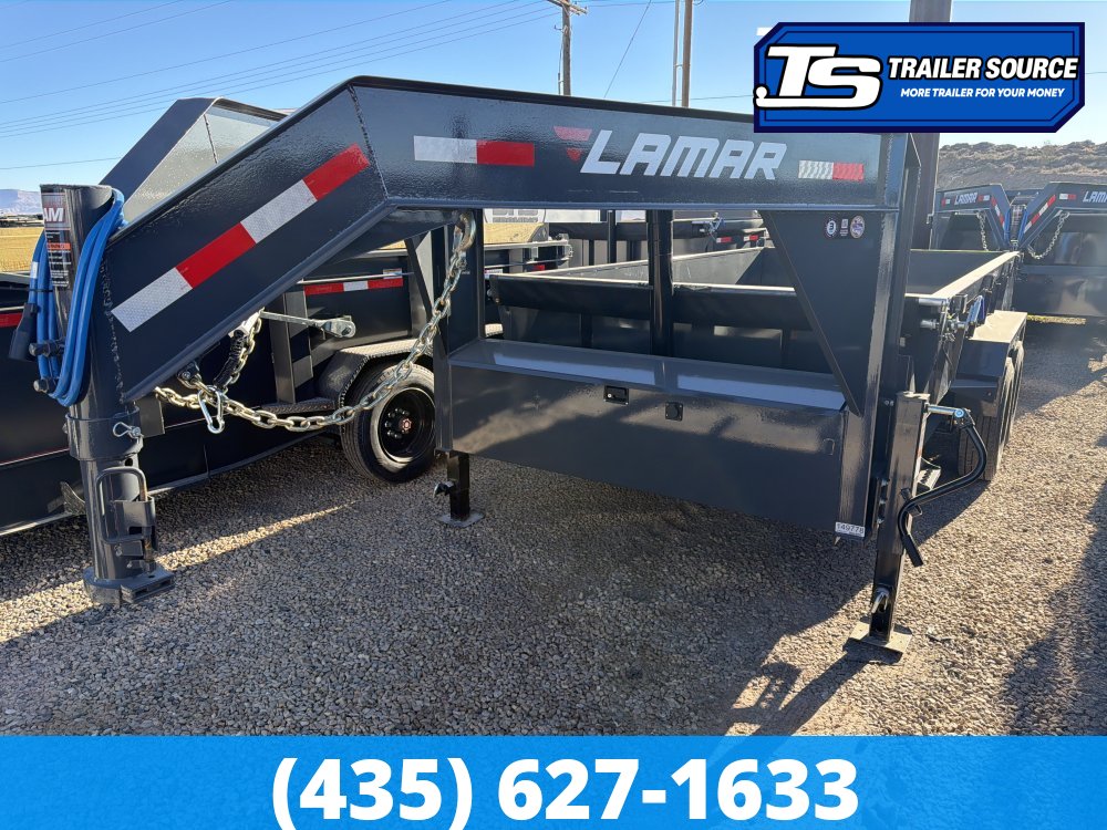 7x14 Lamar DT Gooseneck Dump