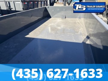 7x14 Lamar DT Gooseneck Dump Trailer - 24" Sides - 14K GVWR - Telescopic