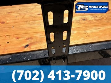 7x14 Echo EA-14-15T Utility Trailer - 7K GVWR - Tire Chocks