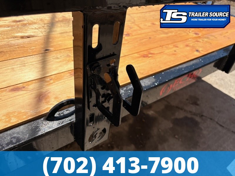 7x14 Echo EA-14-15T Utility Trailer - 7K GVWR - Tire Chocks