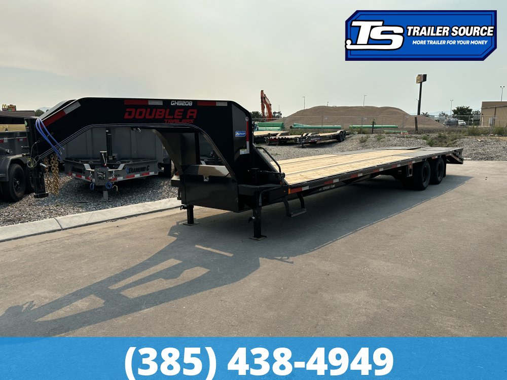 8.5x32 Double A Pro Series GHB Conqur Ramps Gooseneck Equipment