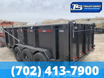 7x16 Diamond C LPT 307 Dump Trailer - 44" Sides - 24K GVWR - 14 Ply Tires