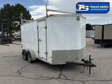 7x14 Wells Cargo FastTrac Enclosed Cargo Trailer - 7K GVWR - Barn Doors