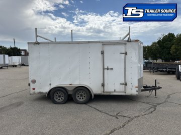 7x14 Wells Cargo FastTrac Enclosed Cargo Trailer - 7K GVWR - Barn Doors