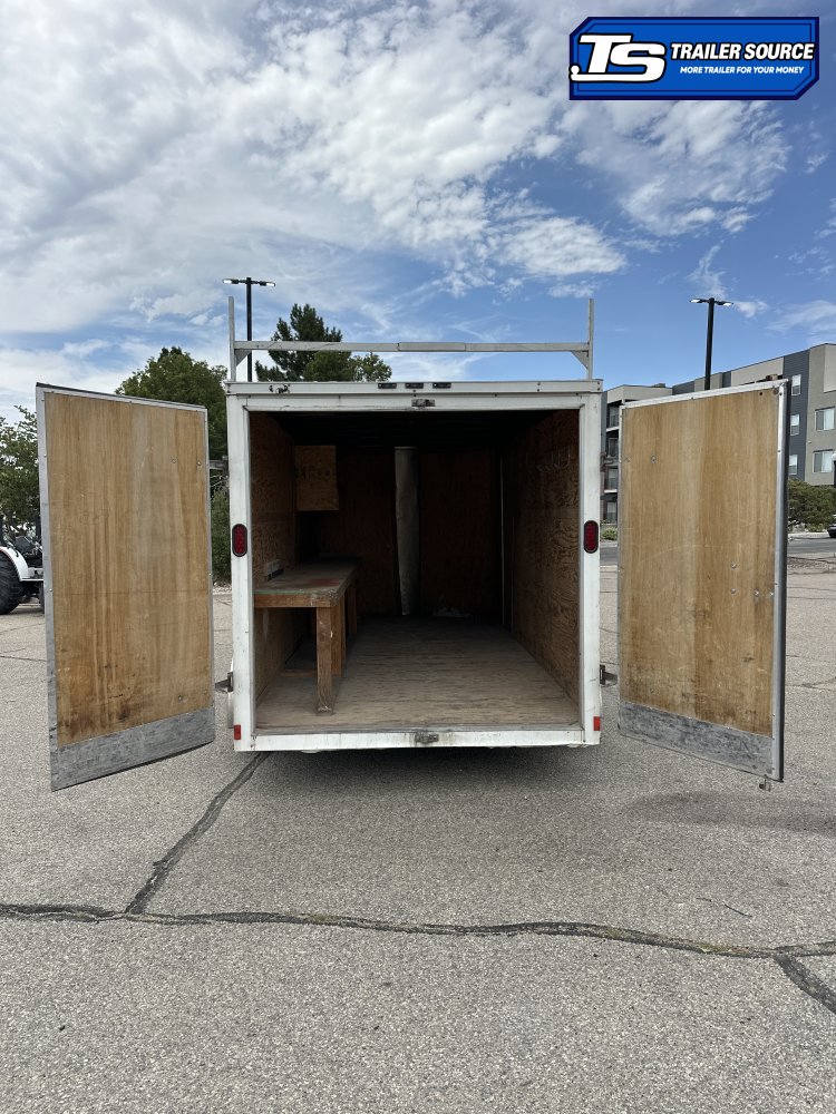 7x14 Wells Cargo FastTrac Enclosed Cargo Trailer - 7K GVWR - Barn Doors