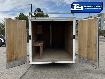 7x14 Wells Cargo FastTrac Enclosed Cargo Trailer - 7K GVWR - Barn Doors