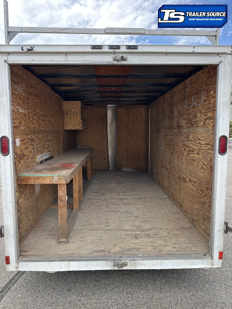7x14 Wells Cargo FastTrac Enclosed Cargo Trailer - 7K GVWR - Barn Doors