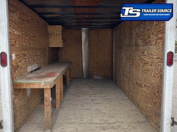 7x14 Wells Cargo FastTrac Enclosed Cargo Trailer - 7K GVWR - Barn Doors