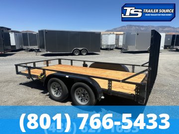 7x14 Echo EA-14-15T Utility Trailer - 7K GVWR - Tire Chocks