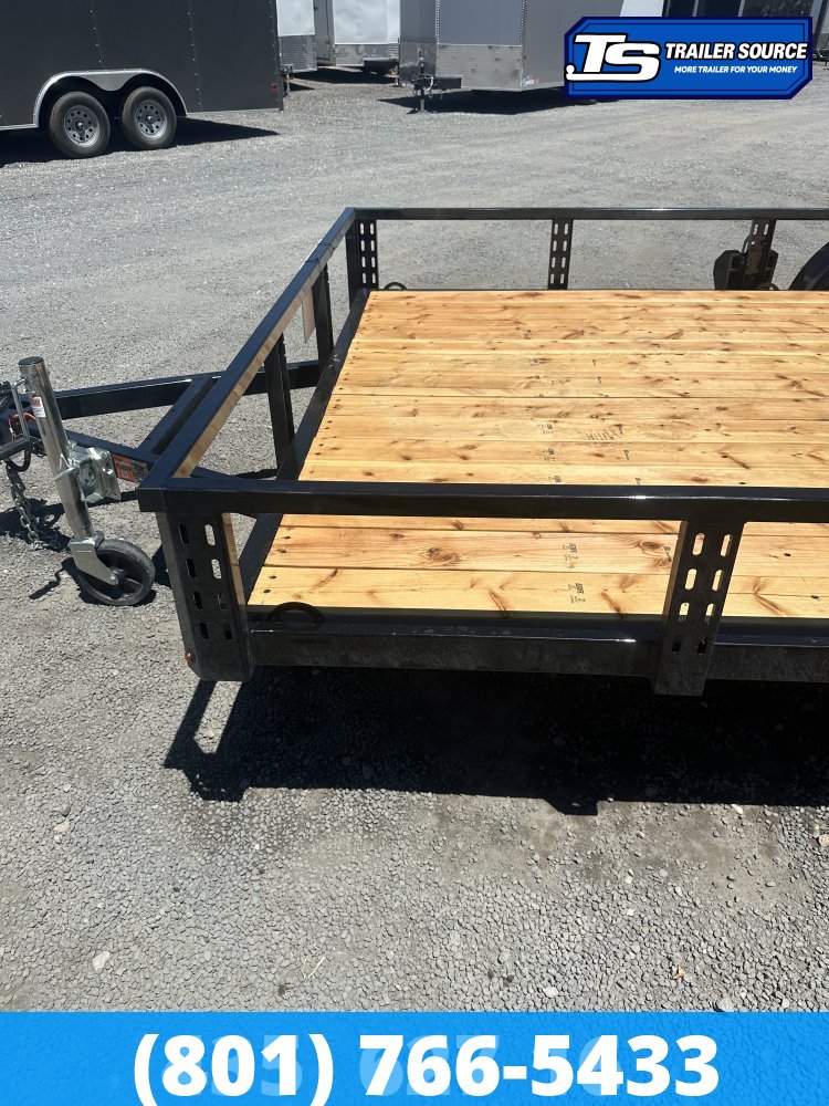 7x14 Echo EA-14-15T Utility Trailer - 7K GVWR - Tire Chocks
