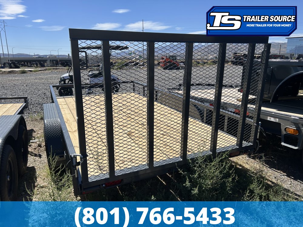 7x14 Lamar UC Utility Trailer - 7K GVWR - Ramp Gate, Tube Top Rail