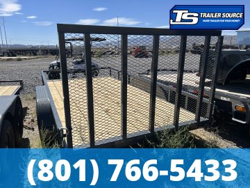 7x14 Lamar UC Utility Trailer - 7K GVWR - Ramp Gate, Tube Top Rail