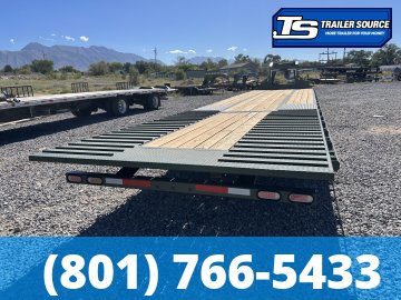 8.5x40 Diamond C FMAX-HDT 212 Gooseneck Hydraulic Dovetail Equipment Trailer - 25.9K GVWR - ABS Brakes, Hydraulic Jack(s)