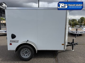 5x8 Haulmark Passport Enclosed Cargo Trailer - 5'6" Interior - 3.5K GVWR - .080 PolyCor, Ramp Door