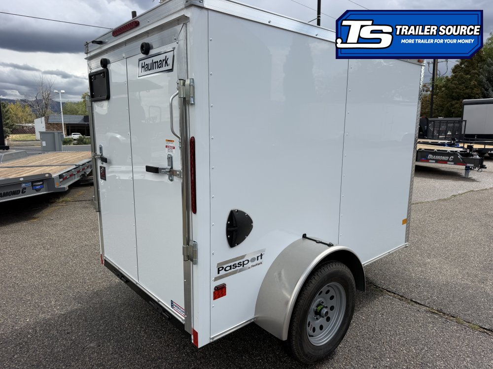5x8 Haulmark Passport Enclosed Cargo Trailer - 5'6" Interior - 3.5K GVWR - .080 PolyCor, Ramp Door