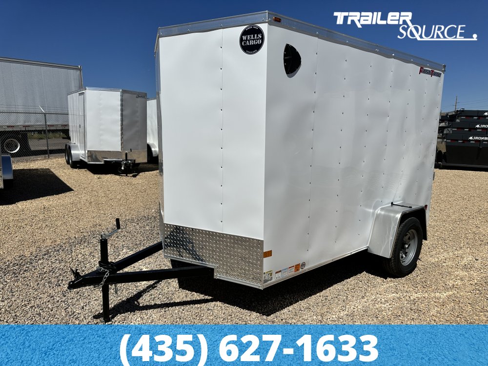 6x10 Wells Cargo FastTrac 6'6" Interior Single Axle Enclosed Cargo