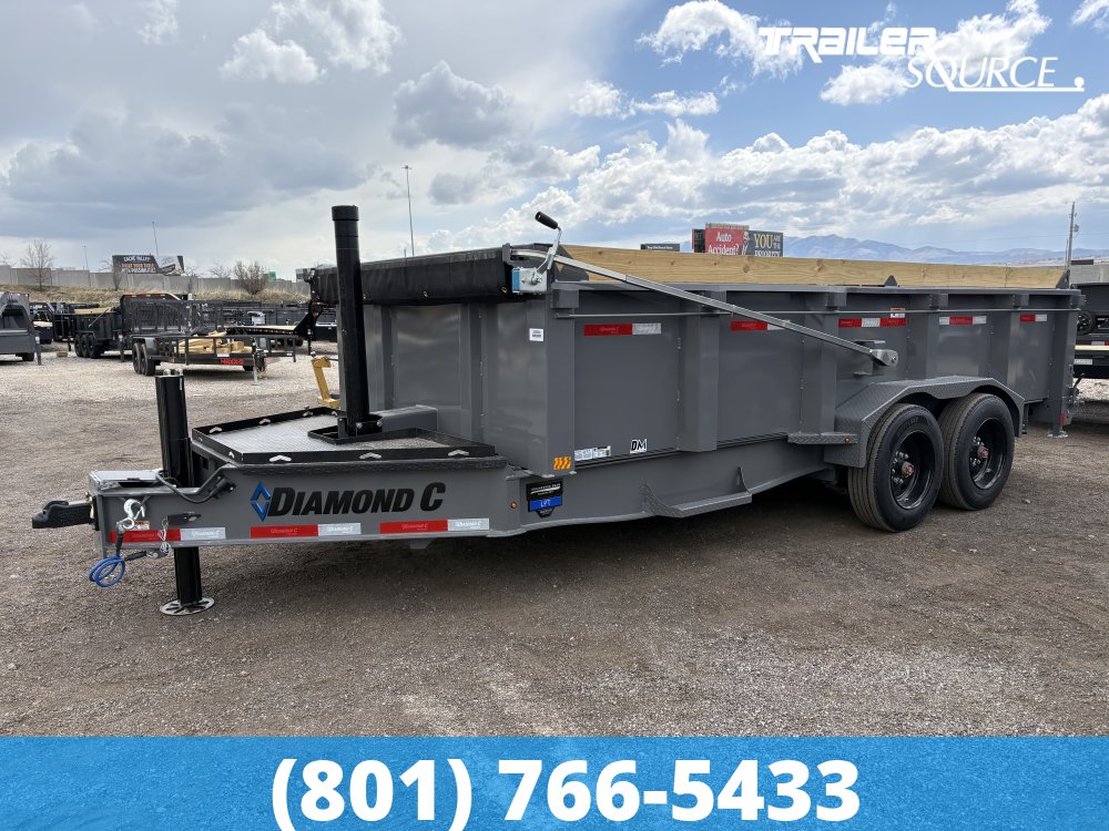 7x16 Diamond C LPT Telescopic Dump 18K 32" Sides Dump