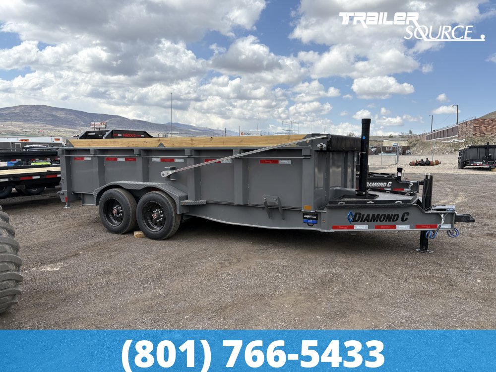 7x16 Diamond C LPT Telescopic Dump 18K 32" Sides Dump
