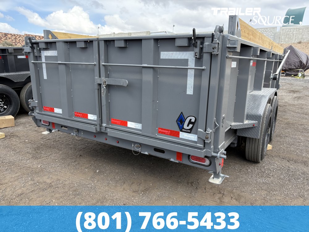 7x16 Diamond C LPT Telescopic Dump 18K 32" Sides Dump
