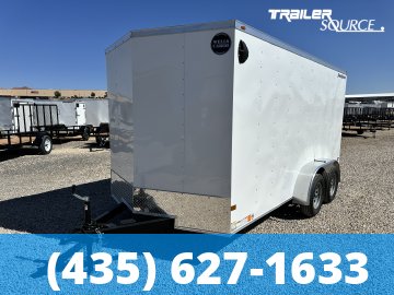 7x14 Wells Cargo FastTrac 6'6" Interior 7K Tandem Axle Enclosed Cargo