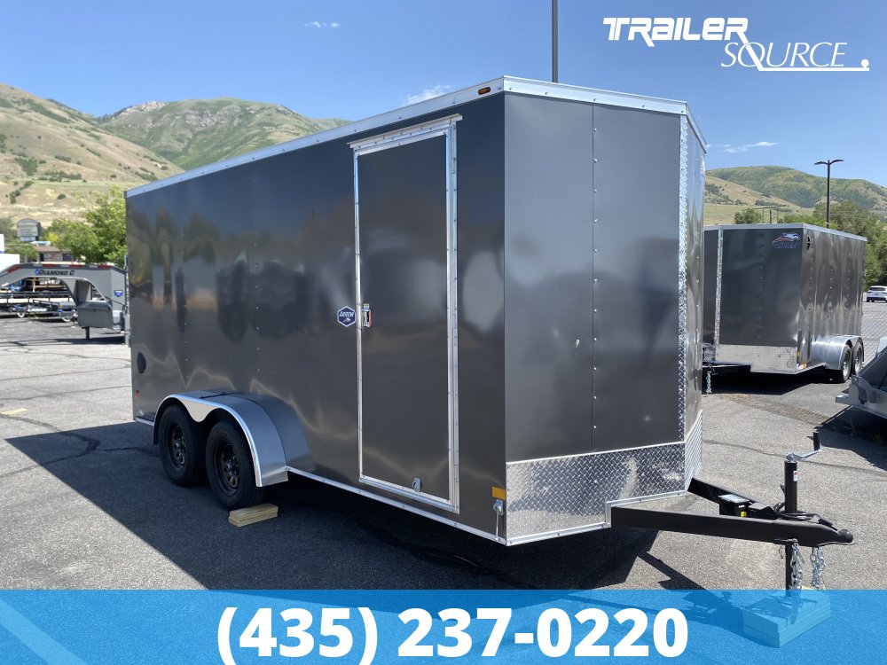 7x16 American Hauler Arrow Deluxe 7'0" 7K Tandem Axle Enclosed Cargo