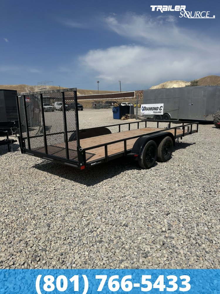 7x18 Built MAX Series Tandem Axle Utility