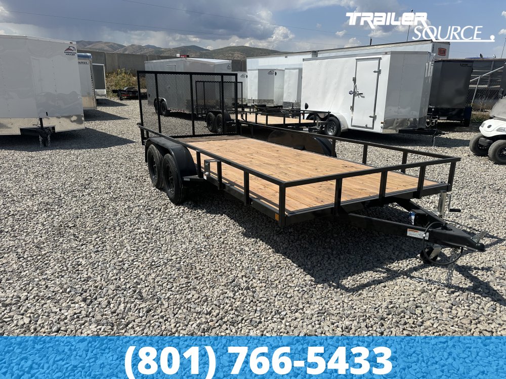 7x18 Built MAX Series Tandem Axle Utility