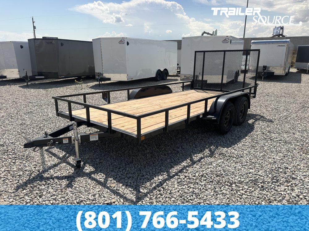 7x18 Built MAX Series Tandem Axle Utility