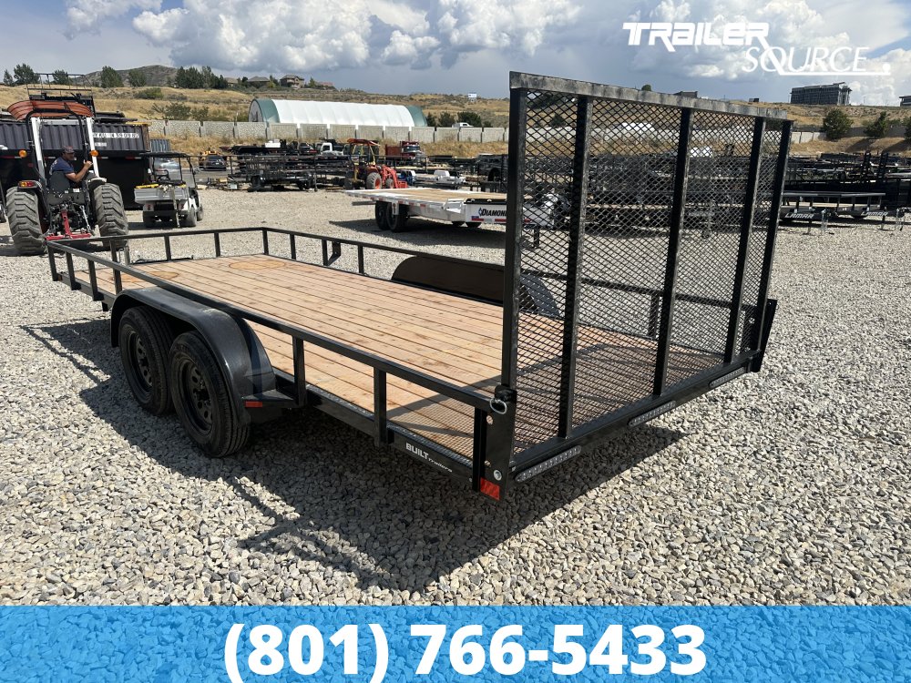 7x18 Built MAX Series Tandem Axle Utility