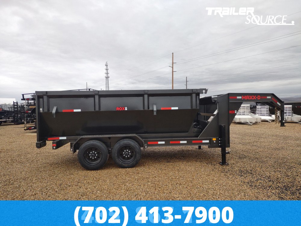 7x14 Maxx-D ROX Gooseneck Roll Off Trailer