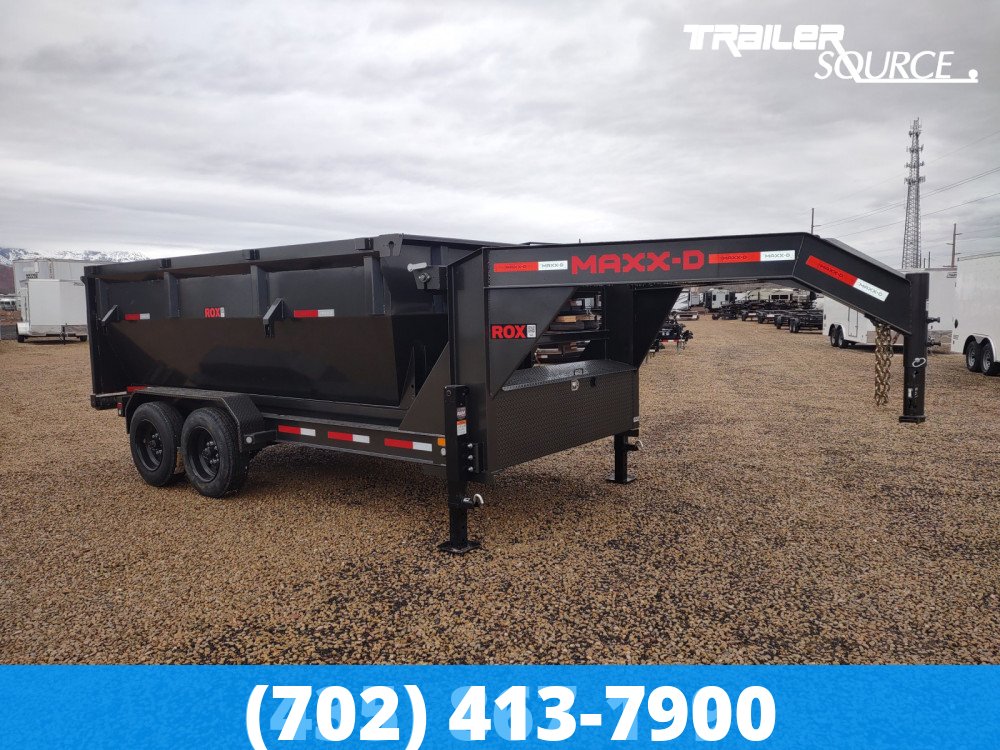 7x14 Maxx-D ROX Gooseneck Roll Off Trailer