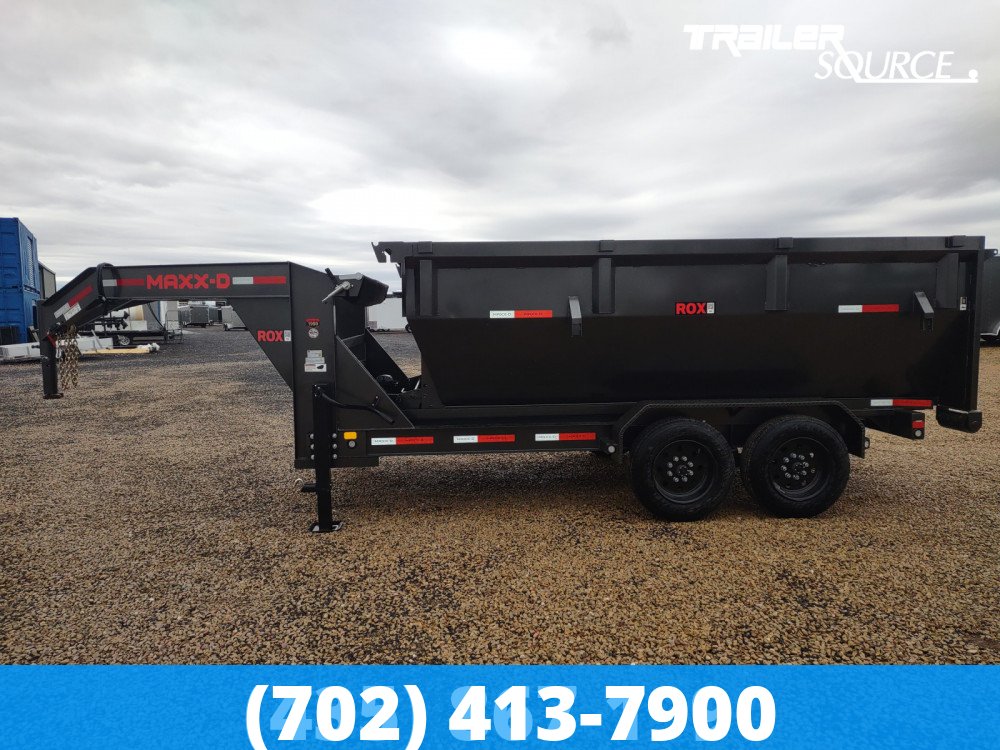 7x14 Maxx-D ROX Gooseneck Roll Off Trailer