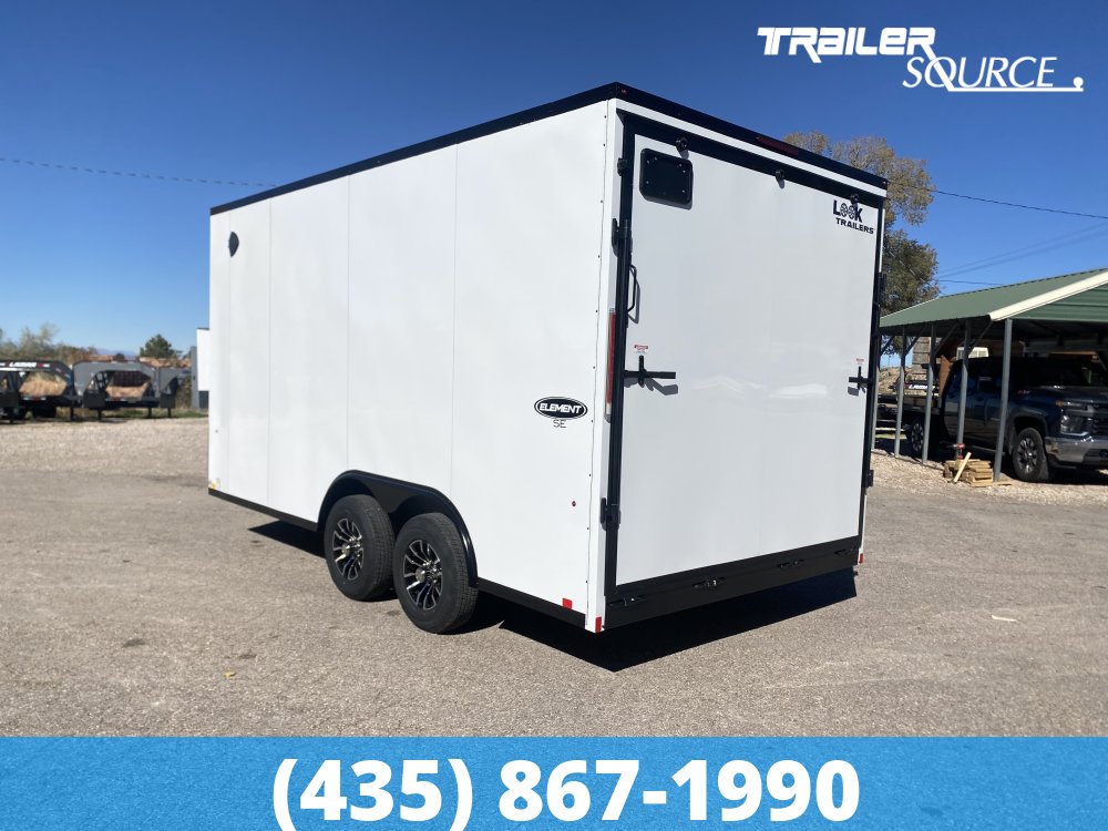 8.5x16 Look Element SE 7'6" Interior 10K Tandem Axle Enclosed Cargo