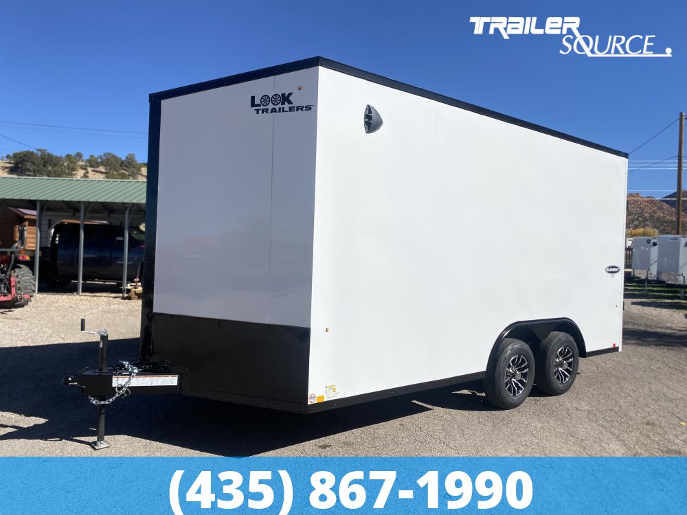 8.5x16 Look Element SE 7'6" Interior 10K Tandem Axle Enclosed Cargo
