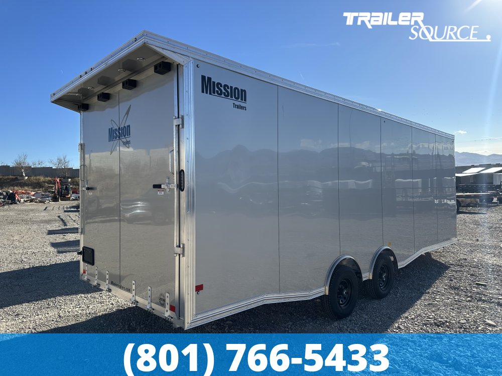 8.5x29 Alcom Aluminum Snowmobile 7'6" Interior Enclosed Cargo