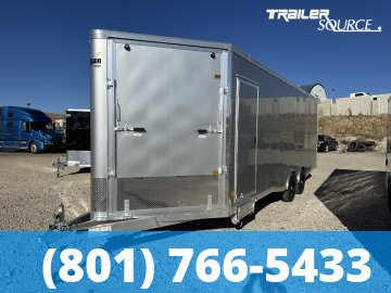 8.5x29 Alcom Aluminum Snowmobile 7'6" Interior Enclosed Cargo