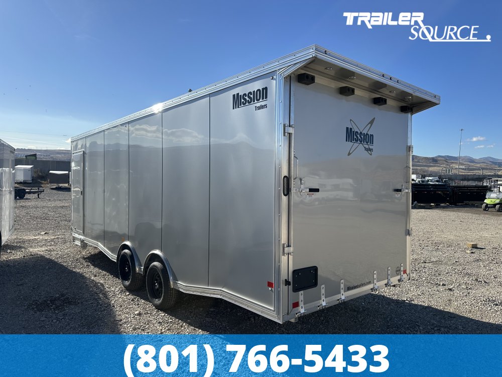 8.5x29 Alcom Aluminum Snowmobile 7'6" Interior Enclosed Cargo