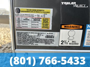 8.5x20 American Hauler Arrow Deluxe Enclosed Cargo Trailer - 7'0" Interior - 10K GVWR Dovetail