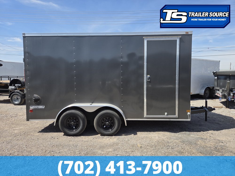 7x14 Haulmark Passport DELUXE Enclosed Cargo Trailer - 7'0" Interior - 7K GVWR -