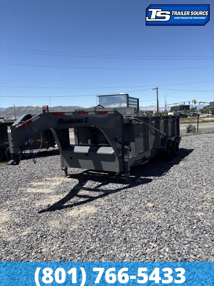 7x16 Diamond C LPT-GN 208 Gooseneck Dump
