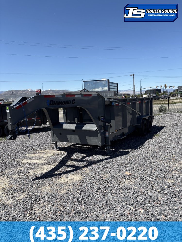 7x16 Diamond C LPT-GN 208 Gooseneck Dump
