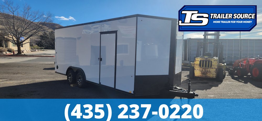 8.5x20 Look ST DLX Enclosed Cargo Trailer - 7'0" Interior - 10K GVWR - Alloy Wheels, Black Out Package