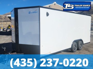 8.5x20 Look ST DLX Enclosed Cargo Trailer - 7'0" Interior - 10K GVWR - Alloy Wheels, Black Out Package