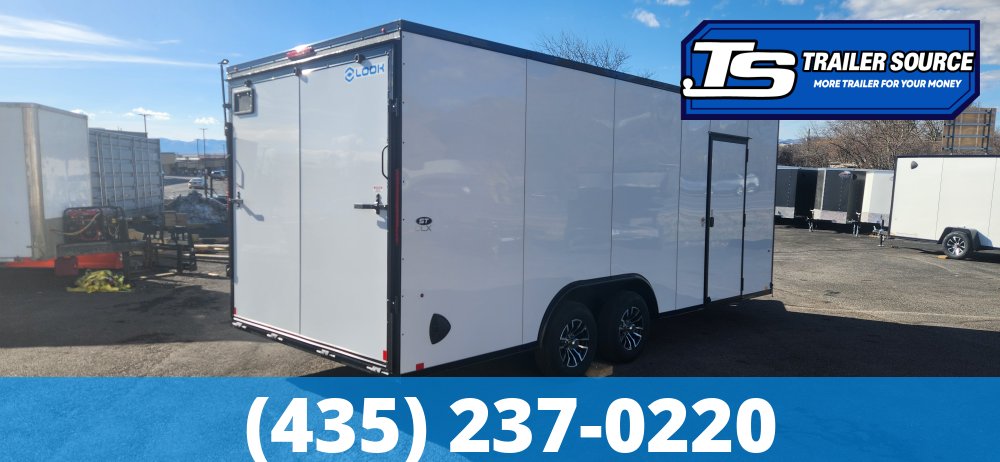 8.5x20 Look ST DLX Enclosed Cargo Trailer - 7'0" Interior - 10K GVWR - Alloy Wheels, Black Out Package