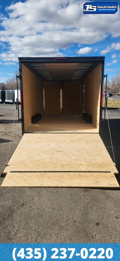 8.5x20 Look ST DLX Enclosed Cargo Trailer - 7'0" Interior - 10K GVWR - Alloy Wheels, Black Out Package