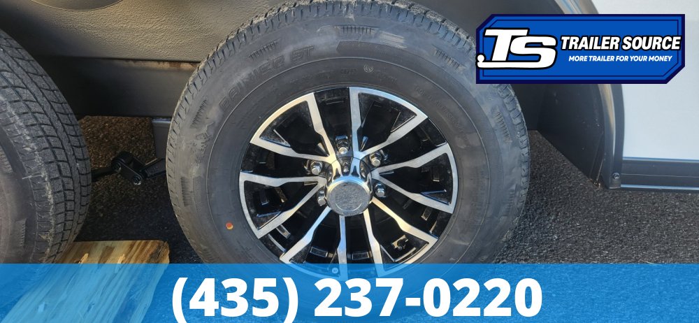 8.5x20 Look ST DLX Enclosed Cargo Trailer - 7'0" Interior - 10K GVWR - Alloy Wheels, Black Out Package