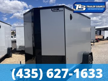 6x10 Look ST DLX Enclosed Cargo Trailer - 6'6" Interior - 3.5K GVWR - .080 PolyCor, Alloy Wheels, Black Out Package