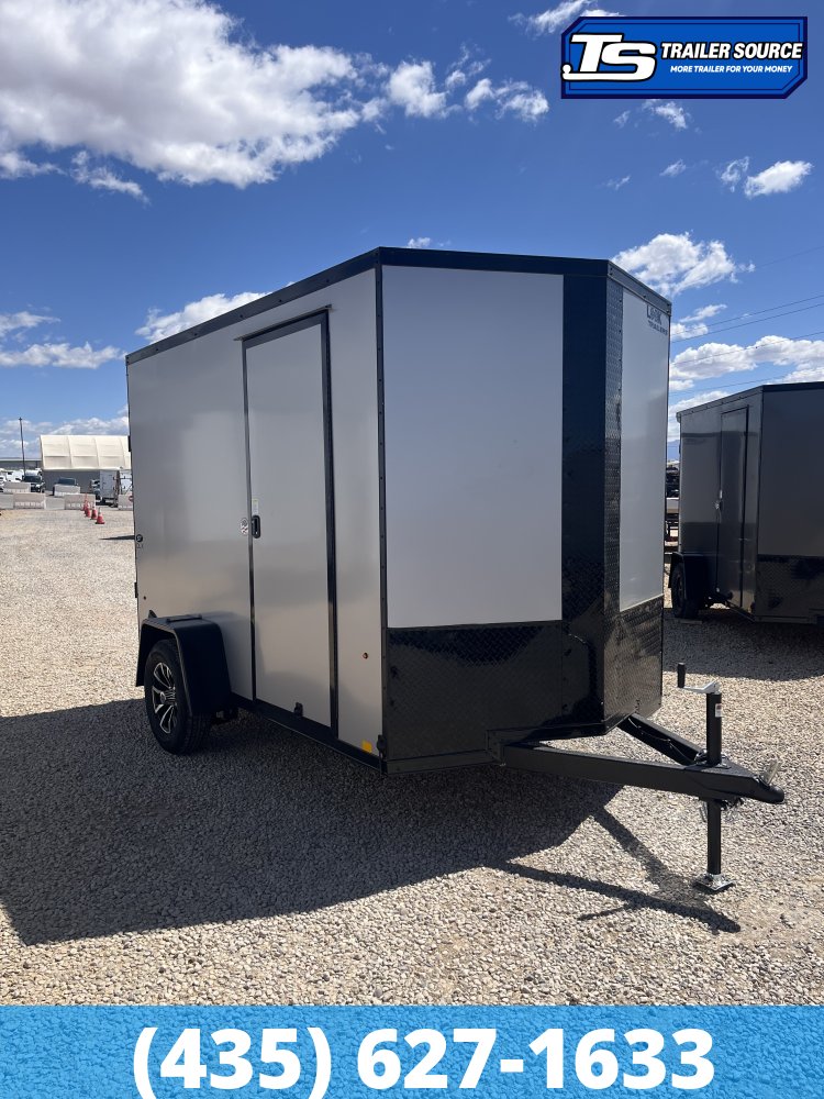 6x10 Look ST DLX Enclosed Cargo Trailer - 6'6" Interior - 3.5K GVWR - .080 PolyCor, Alloy Wheels, Black Out Package